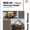 GEHL Telescopic Handler RS6 34 Tier II Parts Manual 913271B