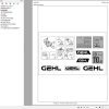 GEHL Telescopic Handler TX 408 Parts Manual 53109861A