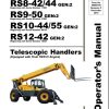 GEHL Telescopic Handlers RS6 42 GEN2 to RS12 42 GEN2 Operators Manual 50960100C