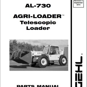 GEHL Telescopic Loader AL 730 Parts Manual 908473C
