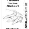 GEHL Two Row Attachment TR3038 Parts Manual 908014A
