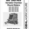 GEHL Variable Chamber Round Balers 80 Series Parts Manual 909796B