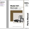 GEHL Wheel Loader 521 Parts Manual 909882B