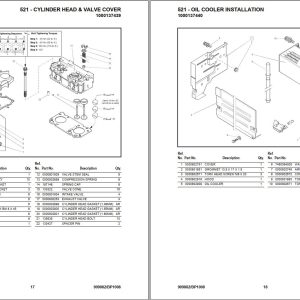 GEHL Wheel Loader 521 Parts Manual 909882B 1