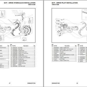 GEHL Wheel Loader 521T Parts Manual 909884B 1