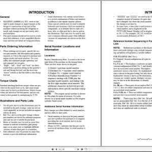 GEHL Yanmar Engine 4TNV88C PBV Parts Manual 50940218