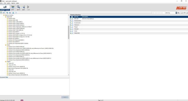 Hako Machine 2023 Spare Parts Catalog EPC 4