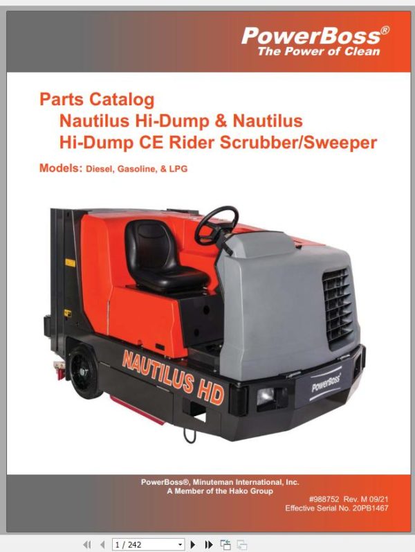 Hako Machine Collection 456 MB Operating Manual Spare Parts List 4