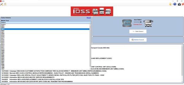 Isuzu IDSS USA 03.2024 Diagnostic Service System 3