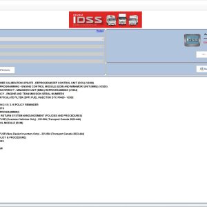 Isuzu IDSS USA 11.2023 Isuzu E IDSS 10.2023 Service System Diagnostic Software 1