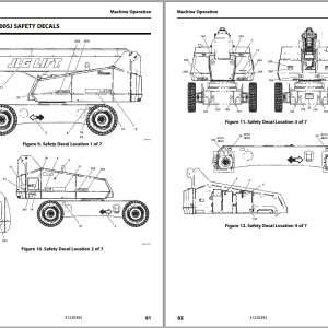 Jlg Boom Lifts 1100Sj Operation Safety Manual 31220392 2023 Pvc 2207 1