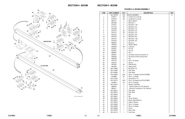 JLG Boom Lifts 1100SJ Parts Manual 31219955 2022 PVC 2201 1