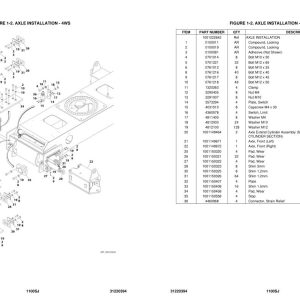 JLG Boom Lifts 1100SJ Parts Manual 31220394 2022 PVC 2207 1