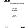 JLG Boom Lifts 1100SJ Parts Manual 31221378 2023 PVC 2301