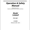 JLG Boom Lifts 1250AJP Operation Safety Manual 31220398 2023 PVC 2207