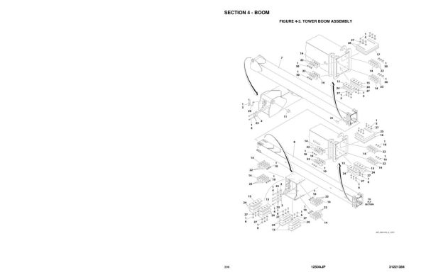 JLG Boom Lifts 1250AJP Parts Manual 31221384 2023 PVC 2301 1