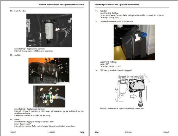 JLG Boom Lifts 1500AJP Operation Safety Manual 31220604 2023 PVC 2207 1