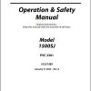JLG Boom Lifts 1500SJ Operation Safety Manual 31221385 2023 PVC 2301