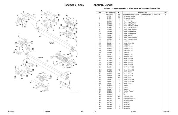 JLG Boom Lifts 1500SJ Parts Manual 31222389 2024 PVC 2307 1