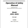 JLG Boom Lifts 400S 460SJ Operation Safety Manual 31220365 2023 PVC 2207