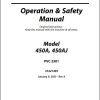 JLG Boom Lifts 450A 450AJ Operation Safety Manual 31221355 2023 PVC 2301 1