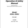 JLG Boom Lifts 450A 450AJ Operation Safety Manual 31222360 2023 PVC 2307 1
