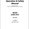 JLG Boom Lifts 520AJ HC3 Operation Safety Manual 31222402 2023 PVC 2307