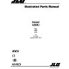 JLG Boom Lifts 600AJ Parts Manual 31215032 2023 PVC 2001 2007