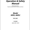 JLG Boom Lifts 600S 660SJ Operation Safety Manual 31222366 2023 PVC 2307
