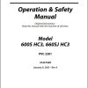 JLG Boom Lifts 600S HC3 660SJ HC3 Operation Safety Manual 31221503 2023 PVC 2301