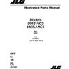 JLG Boom Lifts 600S HC3 660SJ HC3 Parts Manual 31219934 2023 PVC 2201