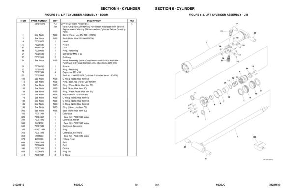 JLG Boom Lifts 660SJC Parts Manual 31221519 2023 PVC 2301 1