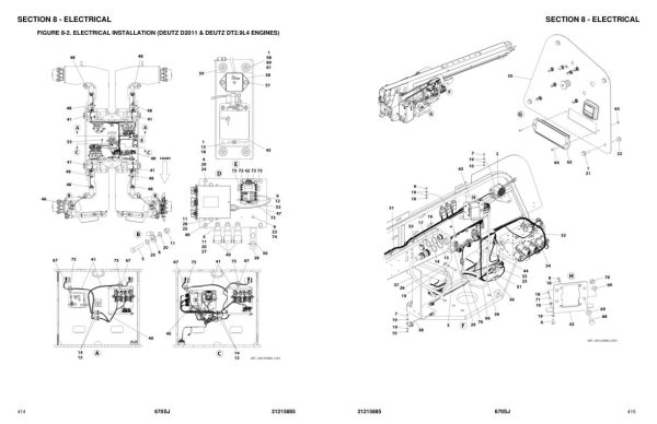 JLG Boom Lifts 670SJ Parts Manual 31215885 2023 PVC 2007 1