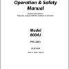 JLG Boom Lifts 800AJ Operation Safety Manual 31221373 2023 PVC 2301