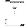 JLG Boom Lifts 800AJ Parts Manual 31219943 2023 PVC 2201