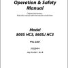 JLG Boom Lifts 800S HC3 860SJ HC3 Operation Safety Manual 31222414 2023 PVC 2307