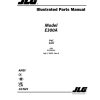 JLG Boom Lifts E300A Parts Manual 31222341 2023 PVC 2307