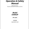 JLG Boom Lifts E300AJP Operation Safety Manual 31222339 2023 PVC 2307