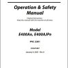 JLG Boom Lifts E400AJPnarrow E400Anarrow Operation Safety Manual 31221337 2023 PVC 2301