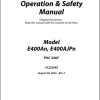 JLG Boom Lifts E400AJPnarrow E400Anarrow Operation Safety Manual 31222342 2023 PVC 2307