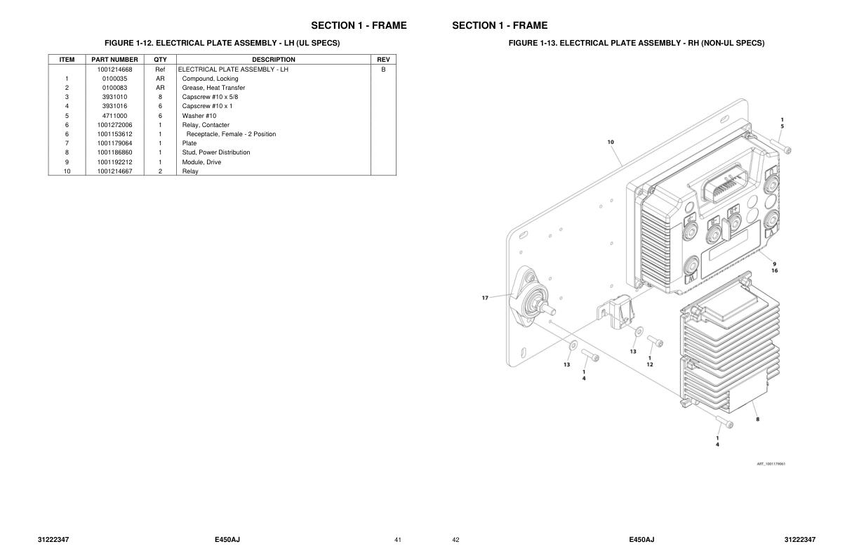 JLG Boom Lifts E450AJ Parts Manual 31222347 2023 PVC 2307 1