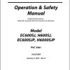 JLG Boom Lifts EC600SJ EC600SJP H600SJ H600SJP Operation Safety Manual 31221343 2023 PVC 2301