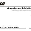 JLG Boom Lifts H800AJ Operation Safety Manual 31219015 2023 PVC 2101