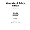 JLG Boom Lifts H800AJ Operation Safety Manual 31220347 2023 PVC 2207