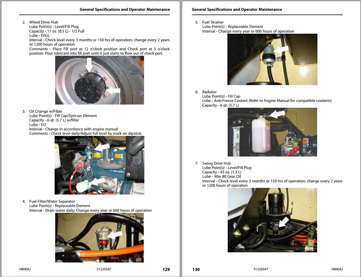 JLG Boom Lifts H800AJ Operation Safety Manual 31220347 2023 PVC 2207 1