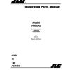 JLG Boom Lifts H800AJ Parts Manual 3121771 2022
