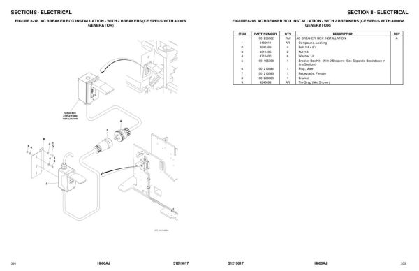JLG Boom Lifts H800AJ Parts Manual 31219017 2022 PVC 2101 1