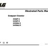 JLG Compact Crawler Booms X15JP X430AJ Parts Manual 3121778 2023