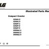 JLG Compact Crawler Booms X20JP X26JP X600AJ Parts Manual 31217110 2023
