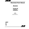 JLG Compact Crawler Booms X22SJP X660SJ Parts Manual 31221533 2023